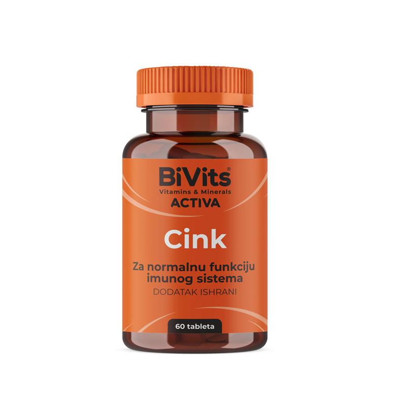 BiVits ACTIVA Cink tablete A 60
