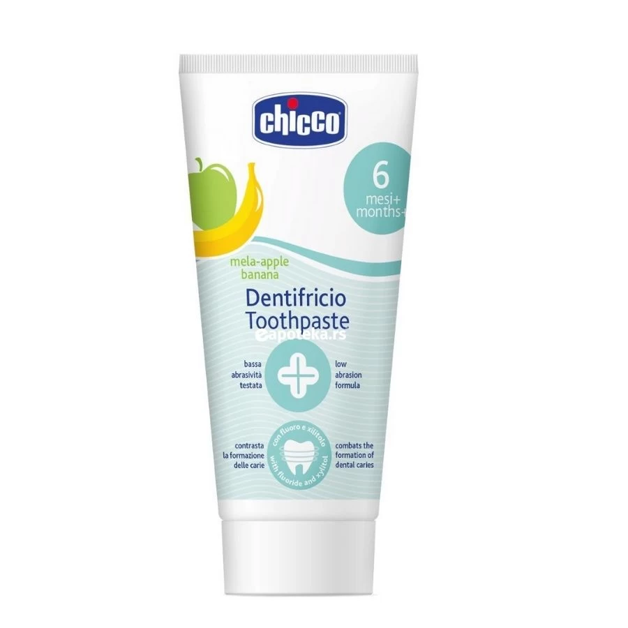 Chicco bm pasta za zube jabuka i banana 50ml