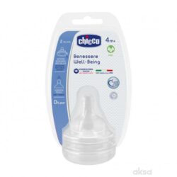 Chicco cucla silikonska brz protok 4+ A2