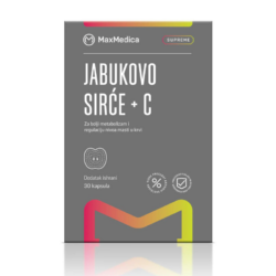 Max Medica Jabukovo sirće + C kapsule A 30