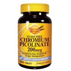 Natural Wealth Hrom pikolinat 200mcg tablete A 100
