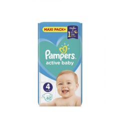Pampers Active Dry pelene JPM 4 (9-14kg) A62
