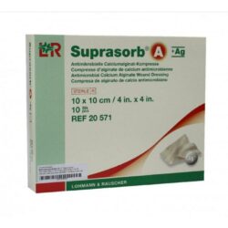 Suprasorb gaza A+Ag 10x10 A1