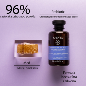 Apivita Šampon za osetljivu kožu glave 250 ml