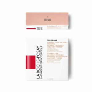 La Roche-Posay TOLERIANE Kompaktni korektivni puder s mineralnim pigmentima za normalnu do mešovitu psetljivu kožu, 9.5 g, 11 Svetlo bež