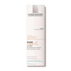 La Roche-Posay REDERMIC PURE VITAMIN C LIGHT Krema protiv znakova starenja za korekciju bora i punoću kože s čistim vitaminom C i hijaluronskom kiselinom, normalna i mešovita koža, 40 ml