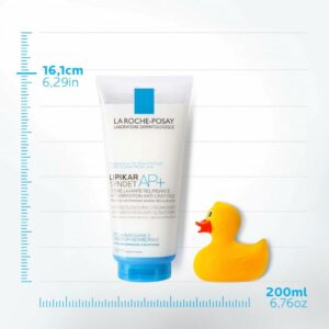 La Roche-Posay LIPIKAR SYNDET AP+ Kremasti gel za tuširanje obogaćen lipidima za svakodnevno pranje osetljive suve kože s osećajem svraba i iritacija, pogodno za bebe, decu i odrasle, 200 ml