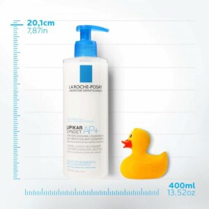 La Roche-Posay LIPIKAR SYNDET AP+ Kremasti gel za tuširanje obogaćen lipidima za svakodnevno pranje osetljive suve kože s osećajem svraba i iritacija, pogodno za bebe, decu i odrasle, 400 ml