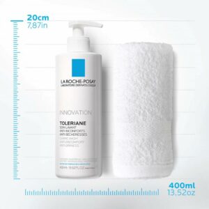 La Roche-Posay TOLERIANE Negujući gel za pranje lica protiv suvoće i neugodnog zatezanja kože, 400 ml