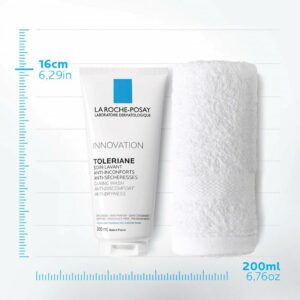 La Roche-Posay TOLERIANE Negujući gel za pranje lica protiv suvoće i neugodnog zatezanja kože, 200 ml