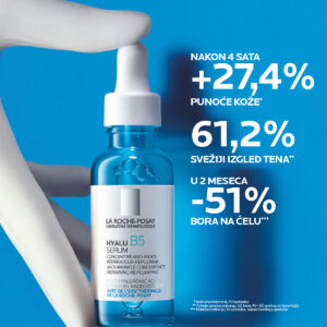 La Roche-Posay HYALU B5 SERUM Nega protiv bora i za punoću osetljive kože s hijaluronskom kiselinom i vitaminom B5, 30 ml
