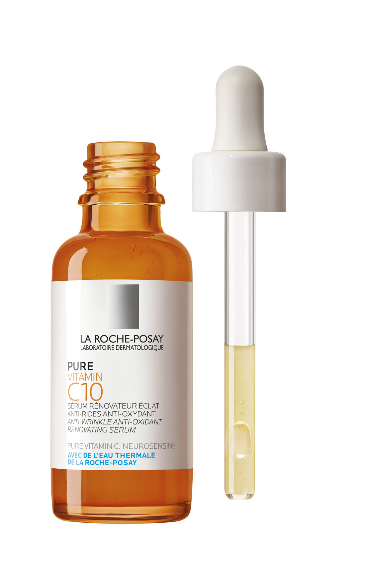 La Roche-Posay PURE VITAMIN C10 SERUM Obnavljajući serum protiv bora za sjaj i blistavost kože s čistim vitaminom C i salicilnom kiselinom, 30 ml