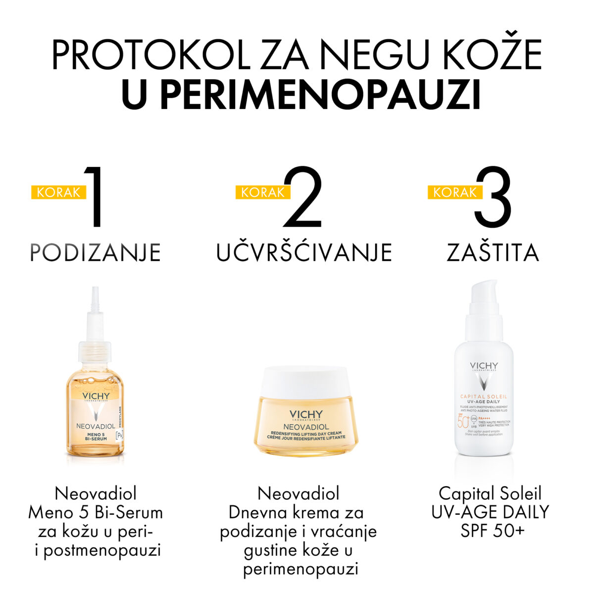 Vichy Neovadiol Perimenopauza Dnevna nega za punoću – za normalnu i mešovitu kožu 50 ml