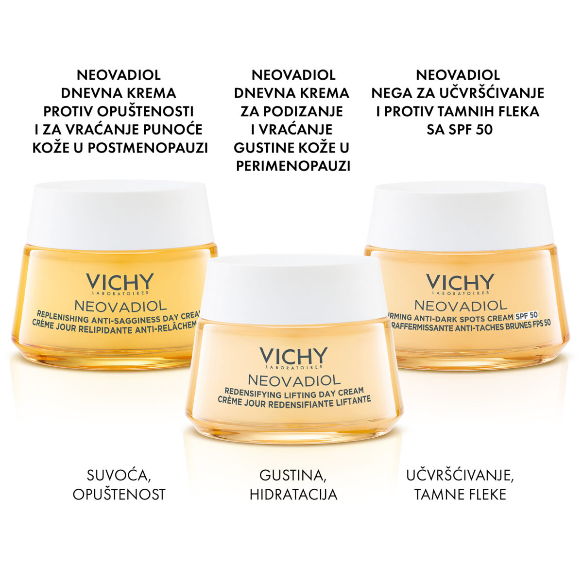 Vichy Neovadiol Perimenopauza Dnevna nega za punoću – za normalnu i mešovitu kožu 50 ml