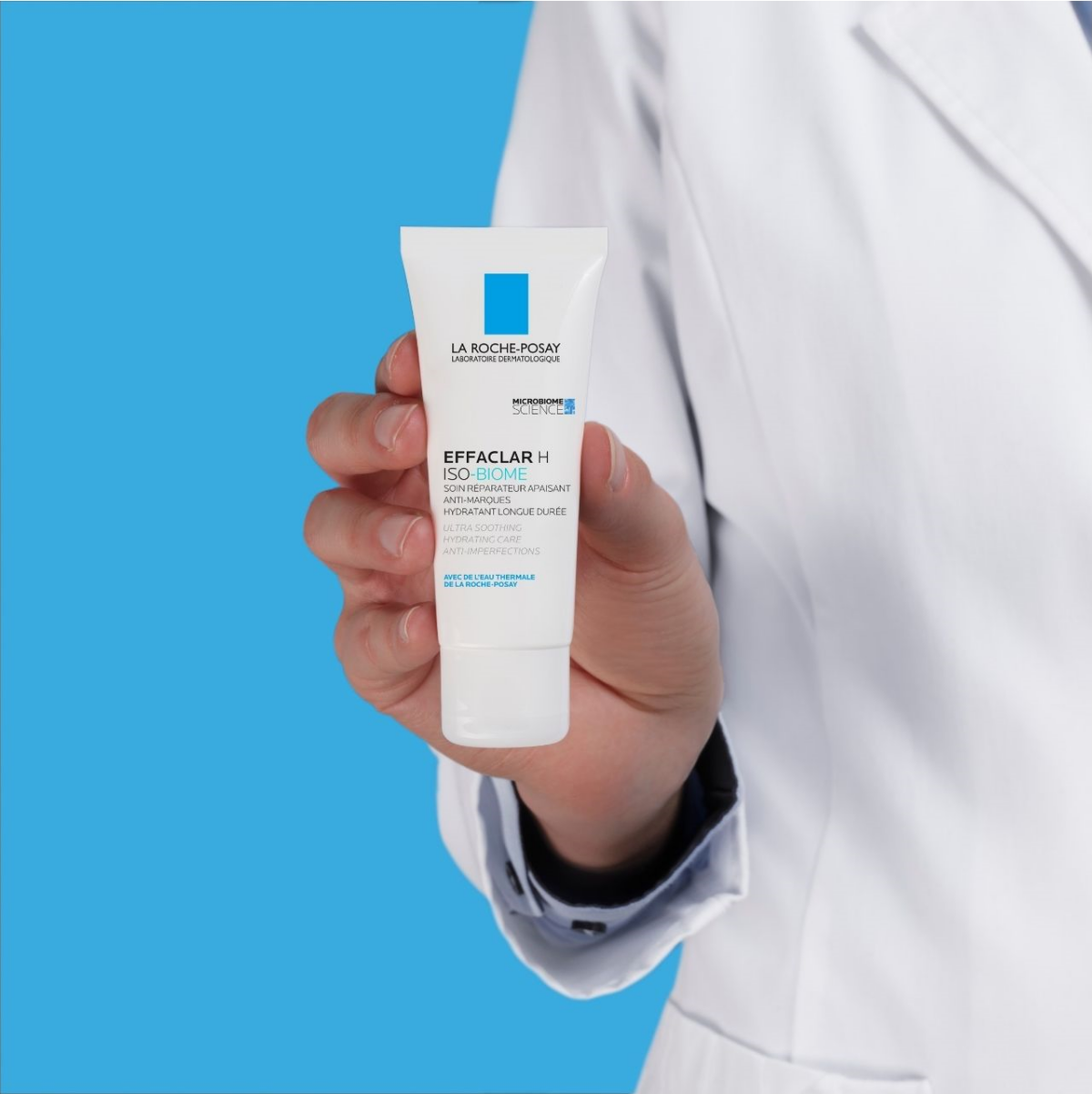 La Roche-Posay EFFACLAR H ISO-BIOME Umirujuća krema za čišćenje protiv nepravilnosti za lice i telo, 200 ml