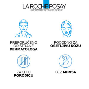 La Roche-Posay CICAPLAST BAUME B5 SPF50 Balzam za bebe, decu i odrasle koji obnavlja i umiruje nadraženu kožu i trenutno umiruje osećaj peckanja, 40 ml