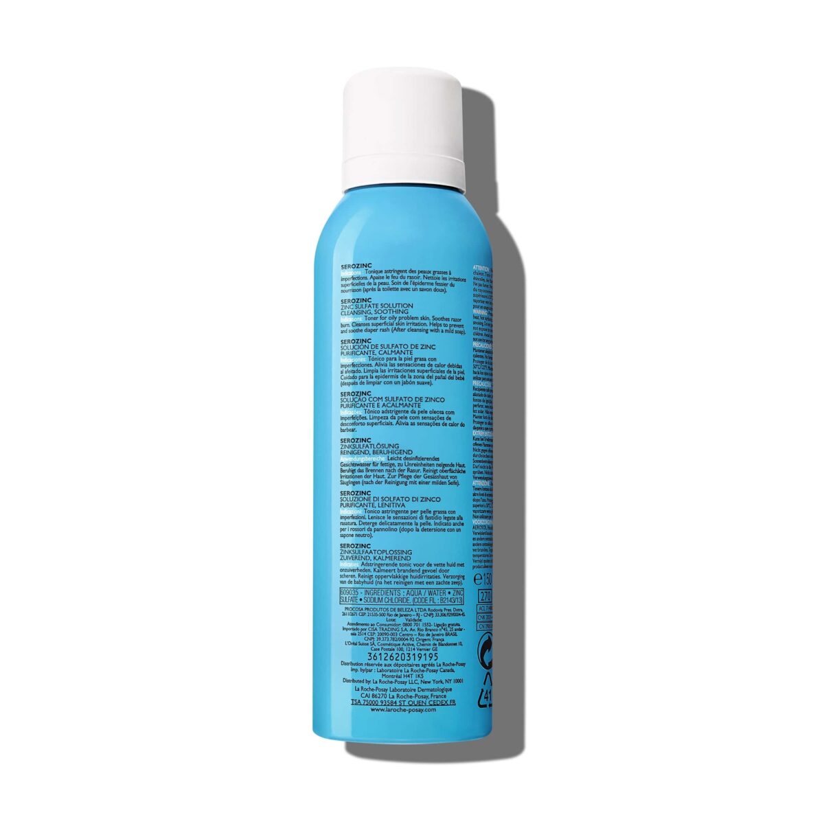 La Roche-Posay SEROZINC Adstringentni sprej koji čisti i smiruje kožu, 150 ml