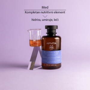 Apivita Šampon za osetljivu kožu glave 250 ml
