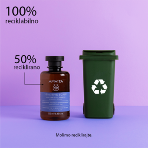 Apivita Šampon za osetljivu kožu glave 250 ml