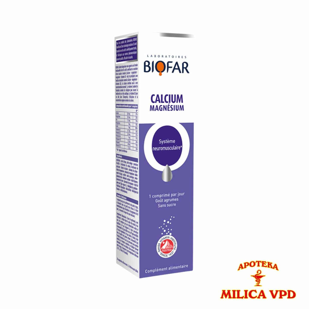 Biofar Vital Kalcijum + Magnezijum 20 šumećih tableta