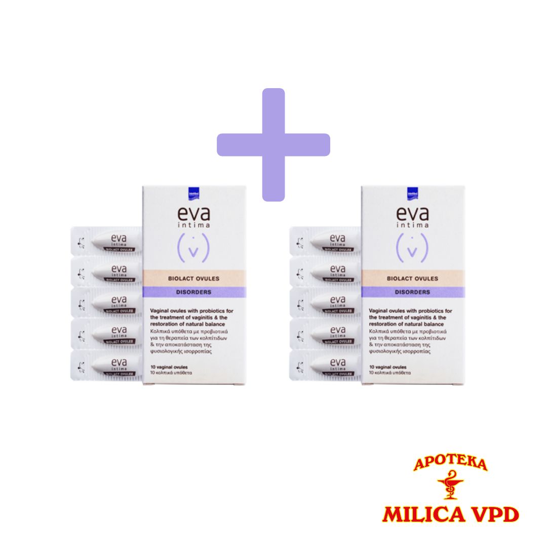 EVA INTIMA BIOLACT VAGINALETE A10 1+1 GRATIS