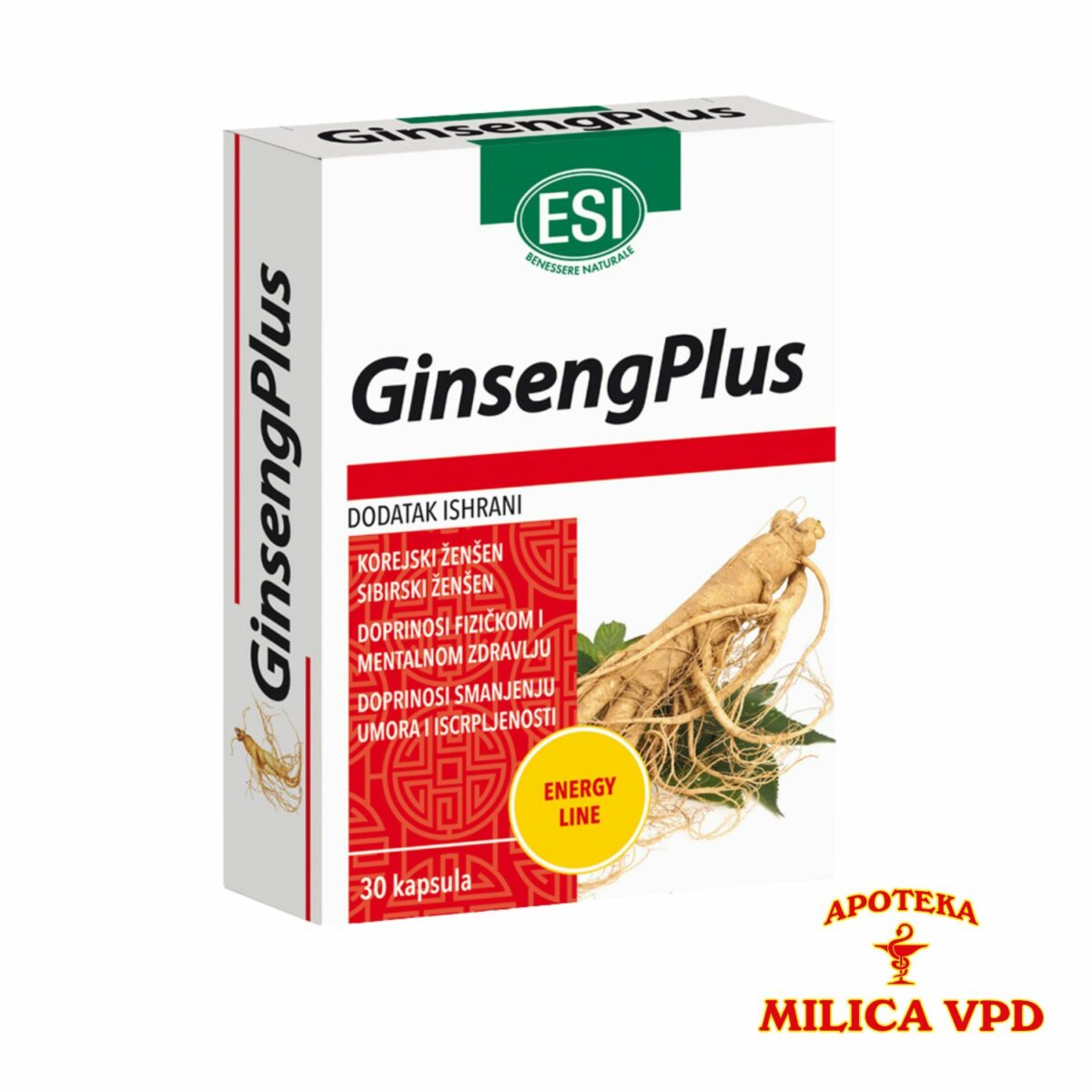 Ginseng Plus kapsule A30 kapusla