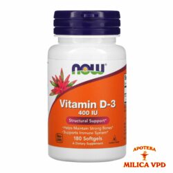 Now Vitamin D3 400IU u maslinovom ulju 180 kapsula