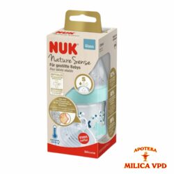 Nuk staklena flašica NS 120ml, sil 0-6s