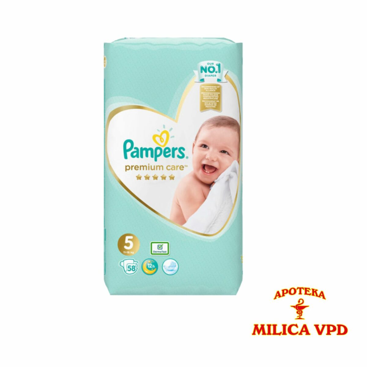 Pampers Premium Care pelene 5 (11-16kg) A 58