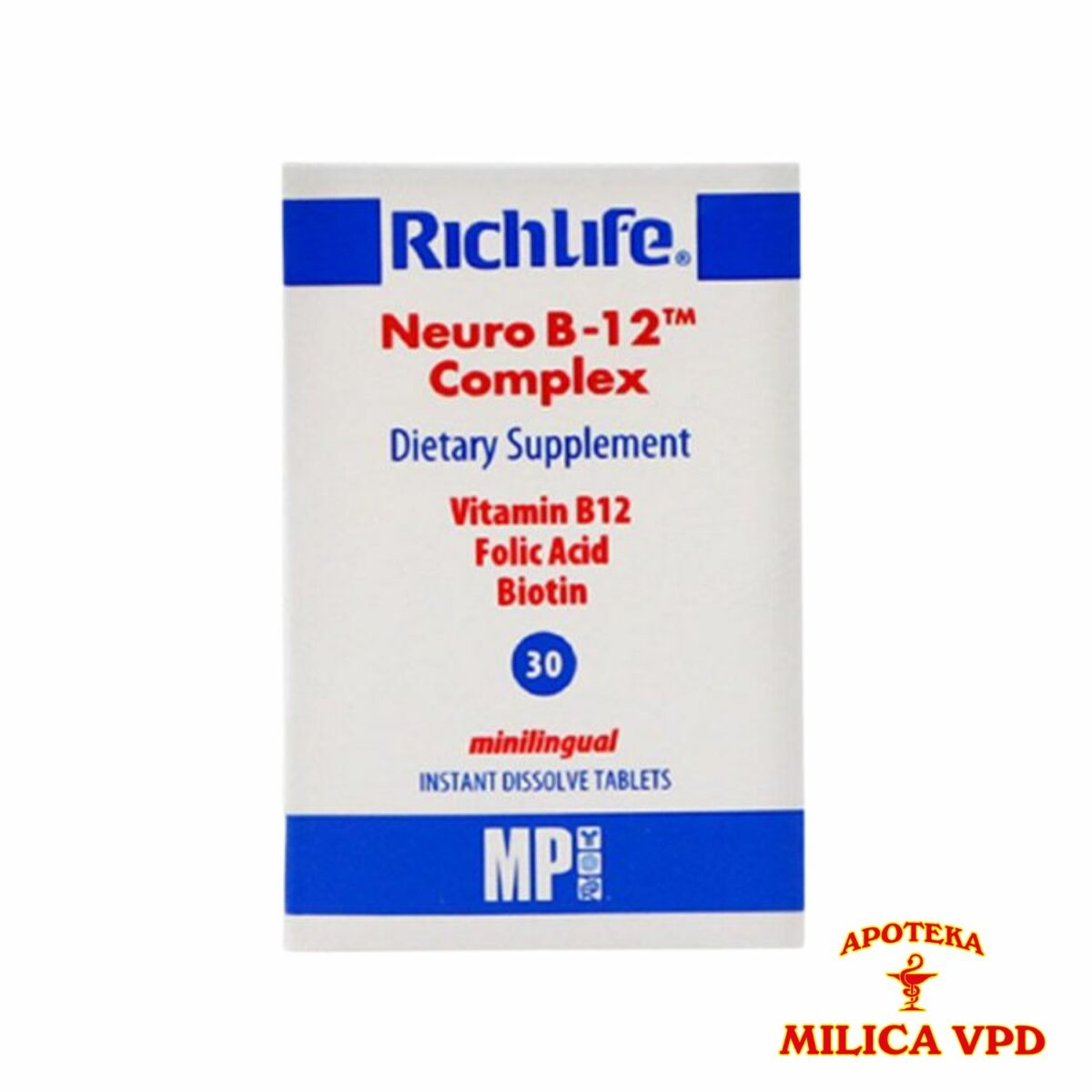 RichLife Neuro B12 Complex 30 lingvaleta