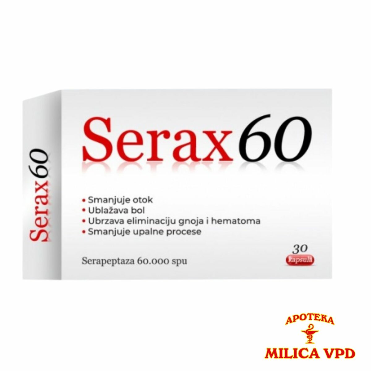 SERAX 60 000 SPU 30 kapsula