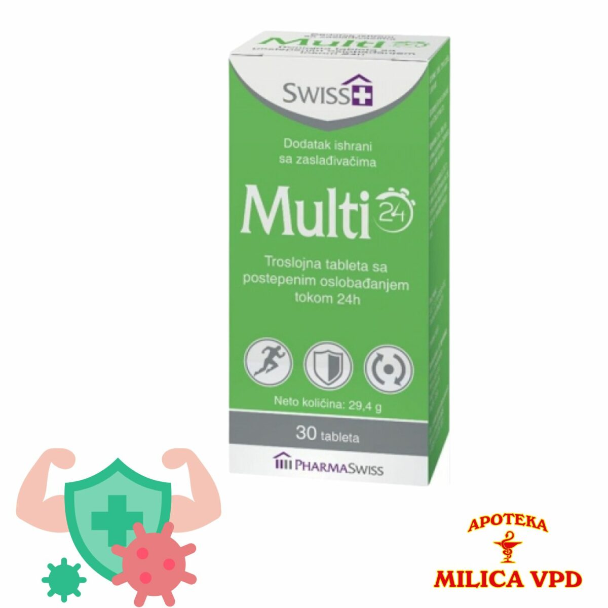 Swiss multivitamin tablete sa produženim oslobađanjem 30 tableta