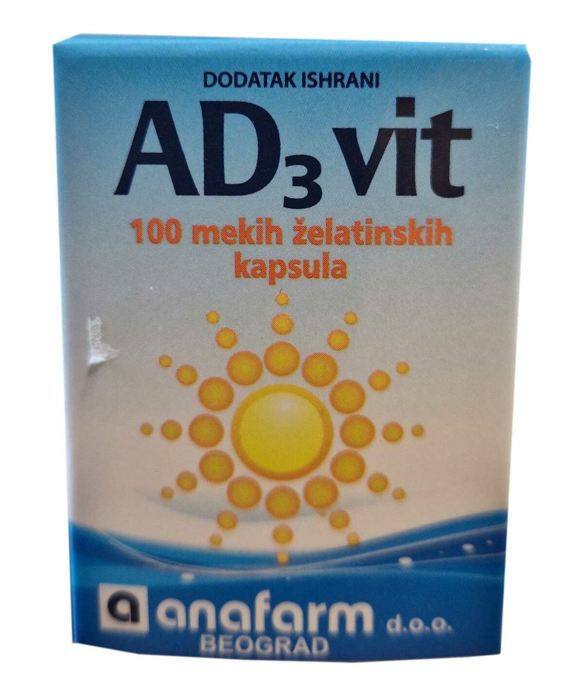 AD3 vit 100 mekih želatinskih kapsula - Image 2