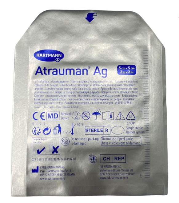 Atrauman gaza sa srebrom 5×5 A1