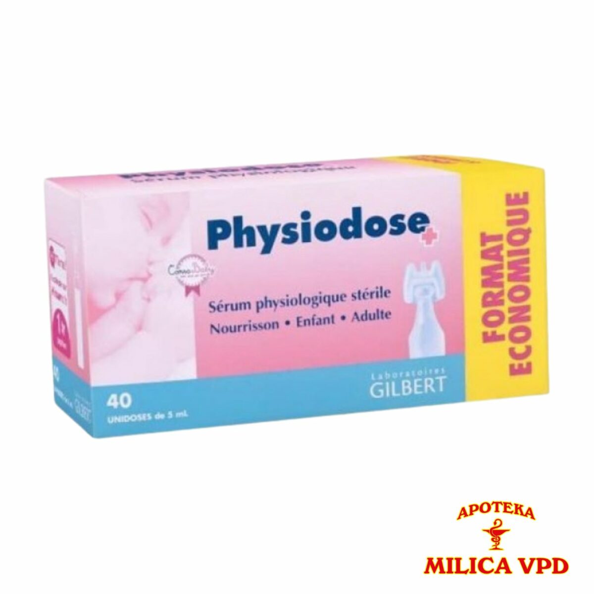 Physiodose ampule 40x5 ml