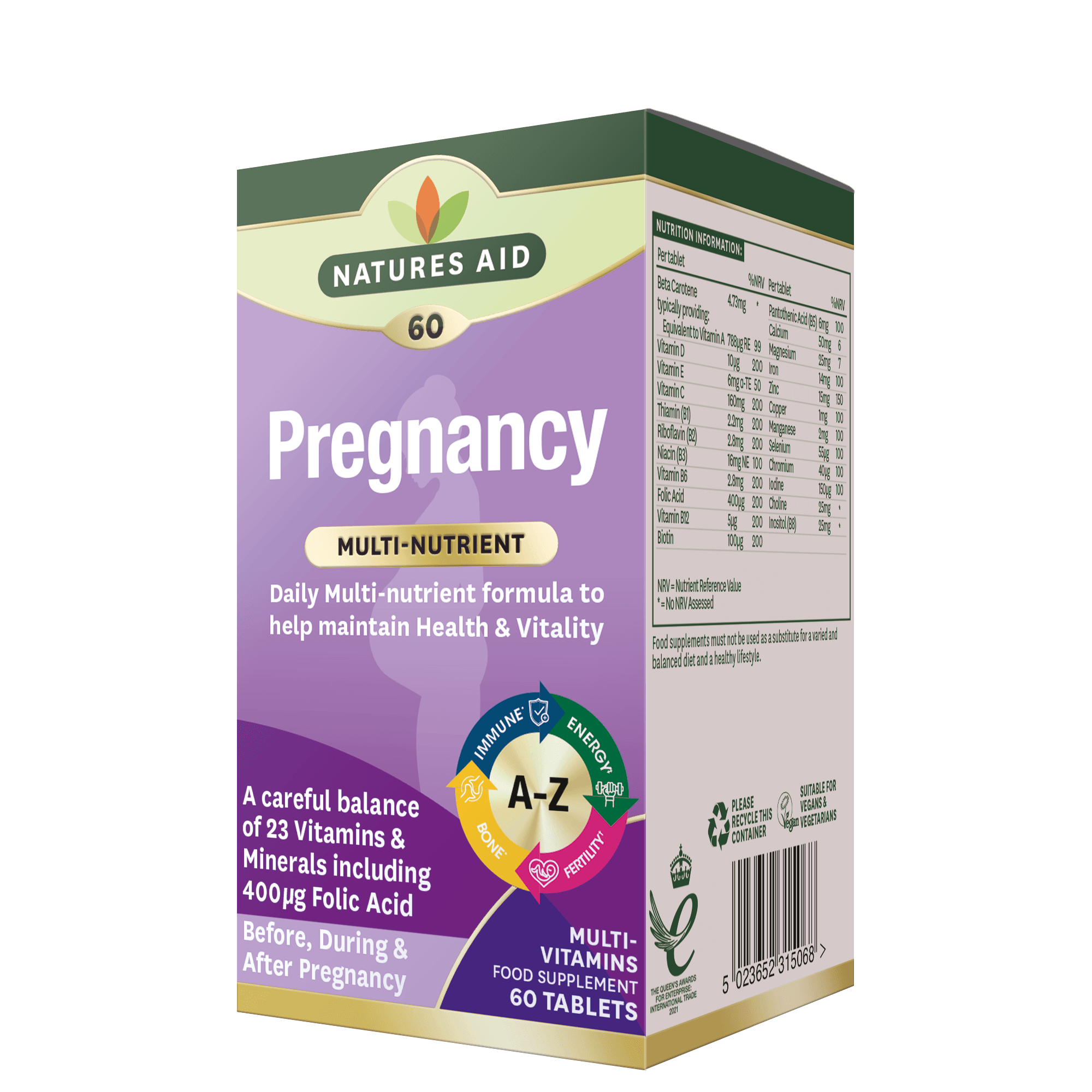 Pregnancy vitamini i minerali za trudnice tablete A60 Apoteka Milica