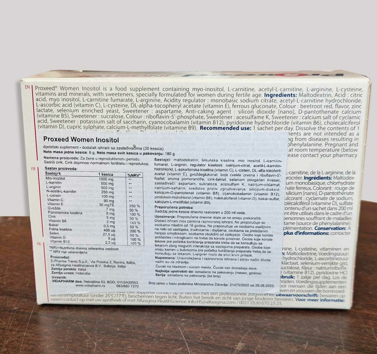 Proxeed women inositol 30 kesica - Image 4