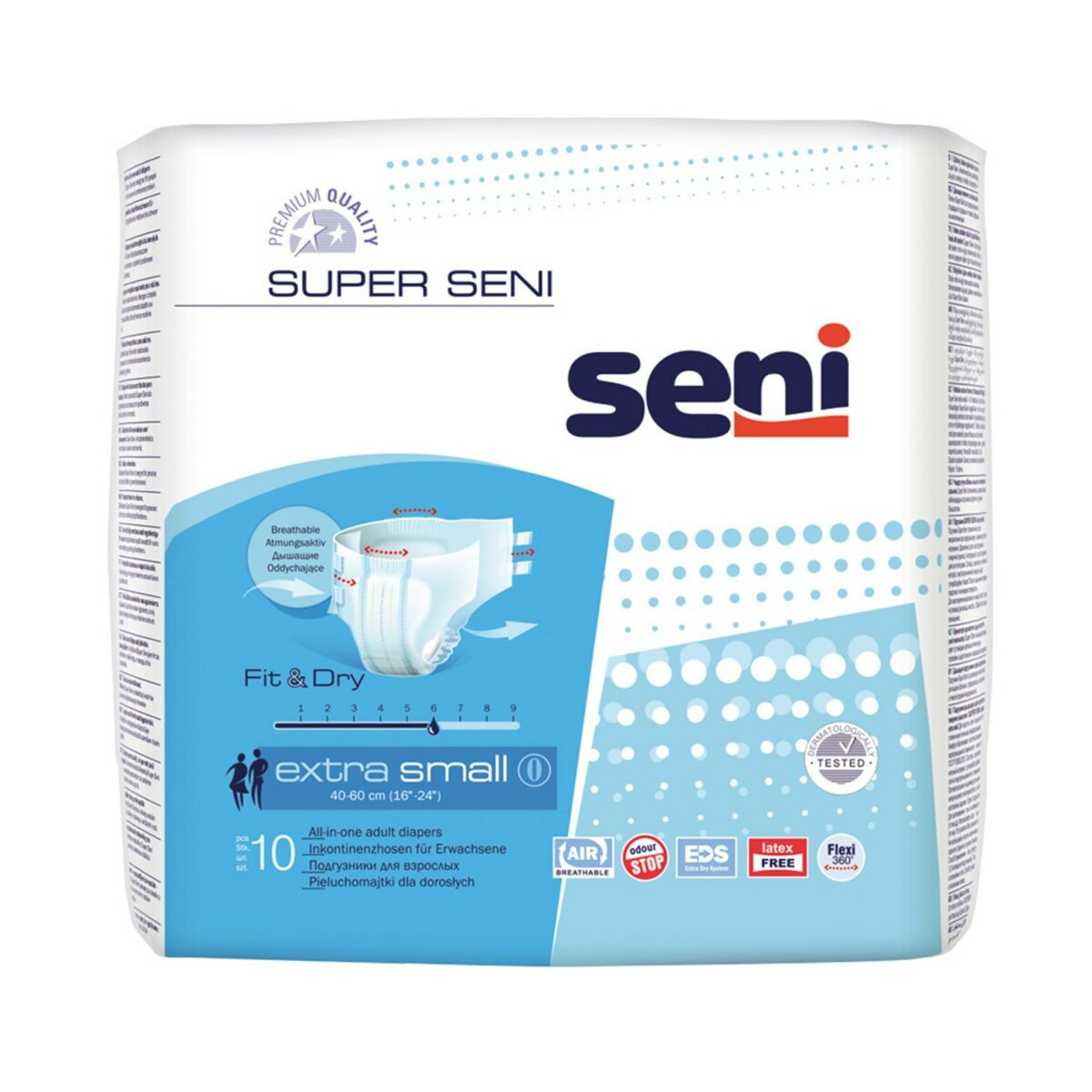 Seni pelene Super XS dan 10 komada