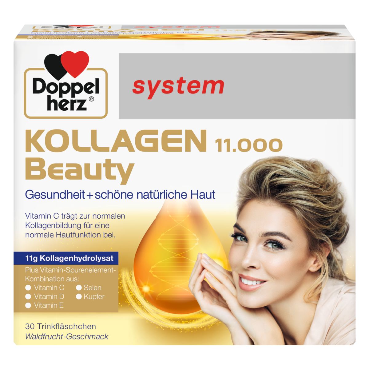 Doppelherz system Kollagen 11000 Beauty 30 ampula