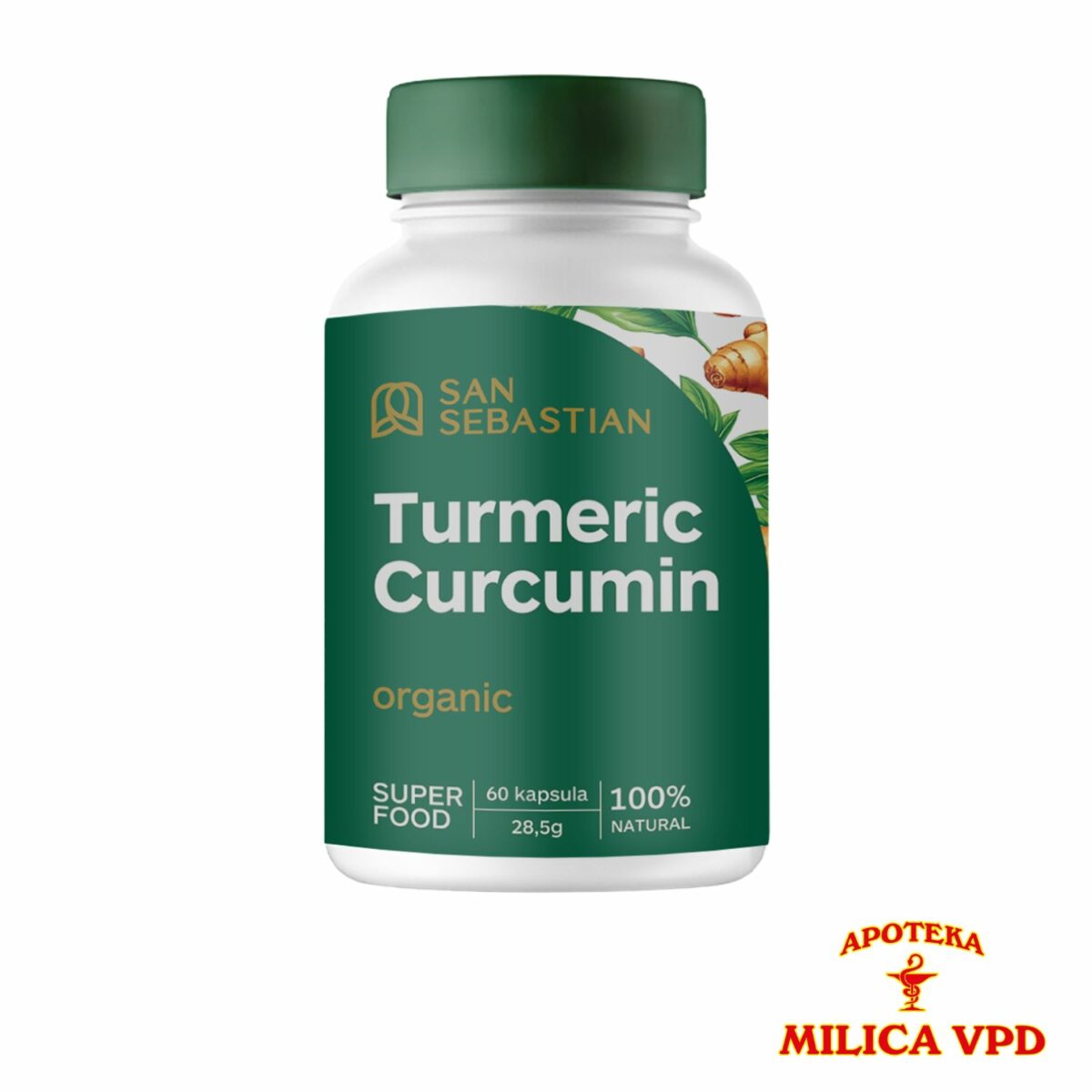 Turmeric Curcumin 60 kapsula