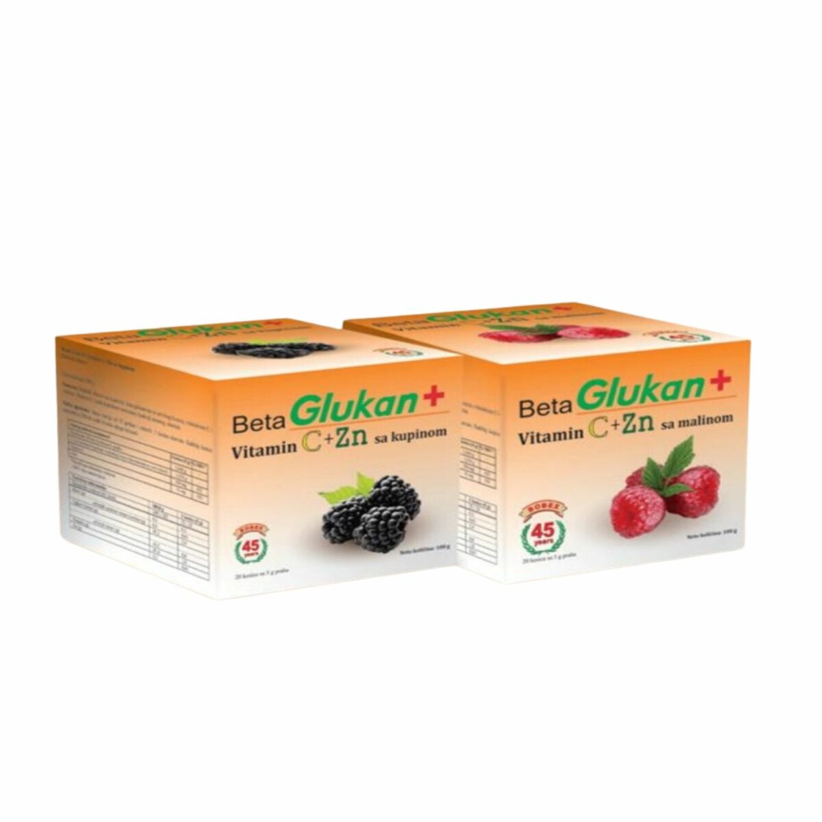 Bobex Beta Glukan+vitamin C+Zn kupina/malina 30 kesica