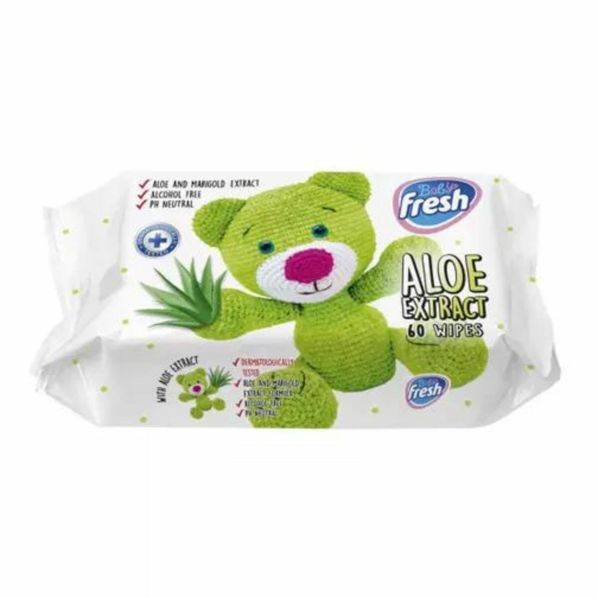 Fresh Baby vlažne maramice aloe 60 komada