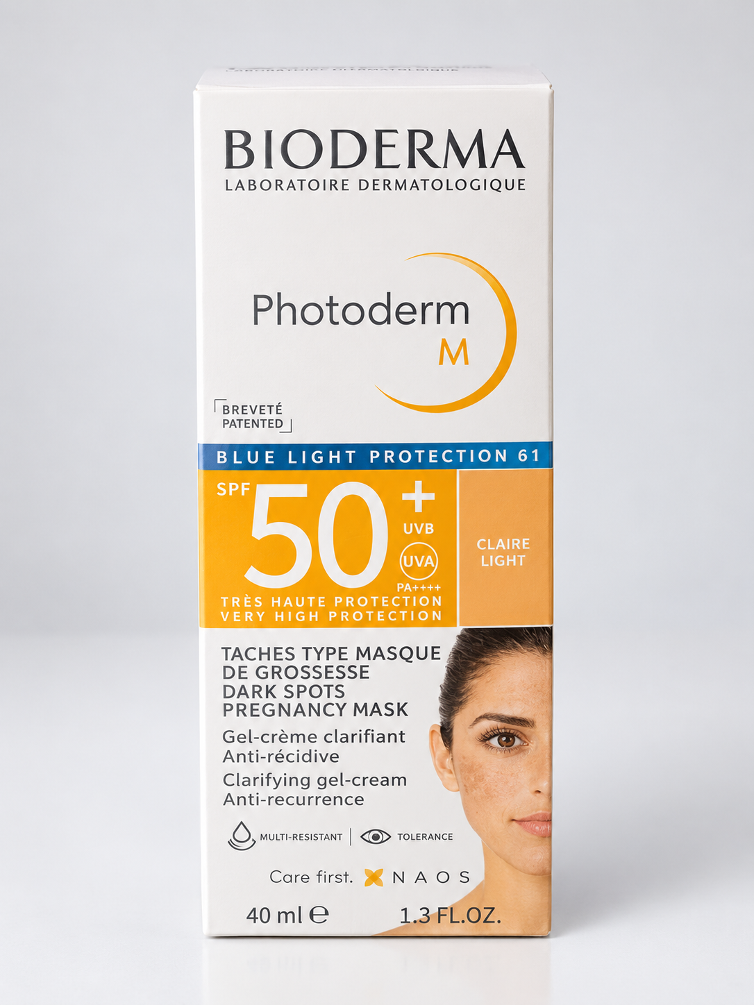 Bioderma Photoderm M SPF50+ ujednačavajuća gel-krema protiv hiperpigmentacija i melazme 40 ml