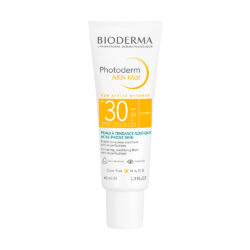 Bioderma Photoderm AKN Mat SPF 30 matirajuća zaštita od sunca protiv nepravilnosti za kombinovanu kožu i kožu sklonoj aknama 40ml