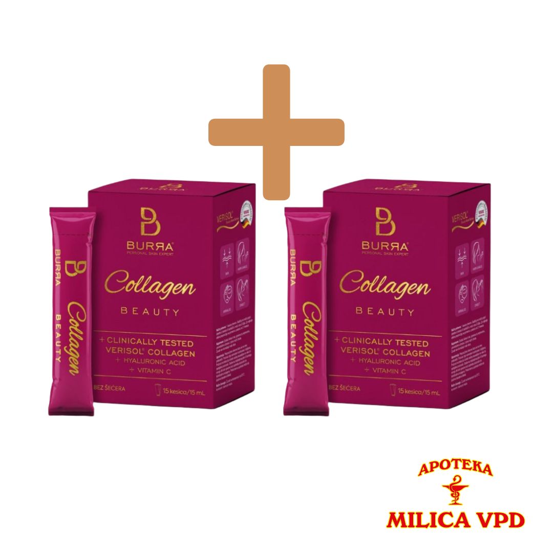 Burra Collagen Beauty 15 kesica 1+1 GRATIS