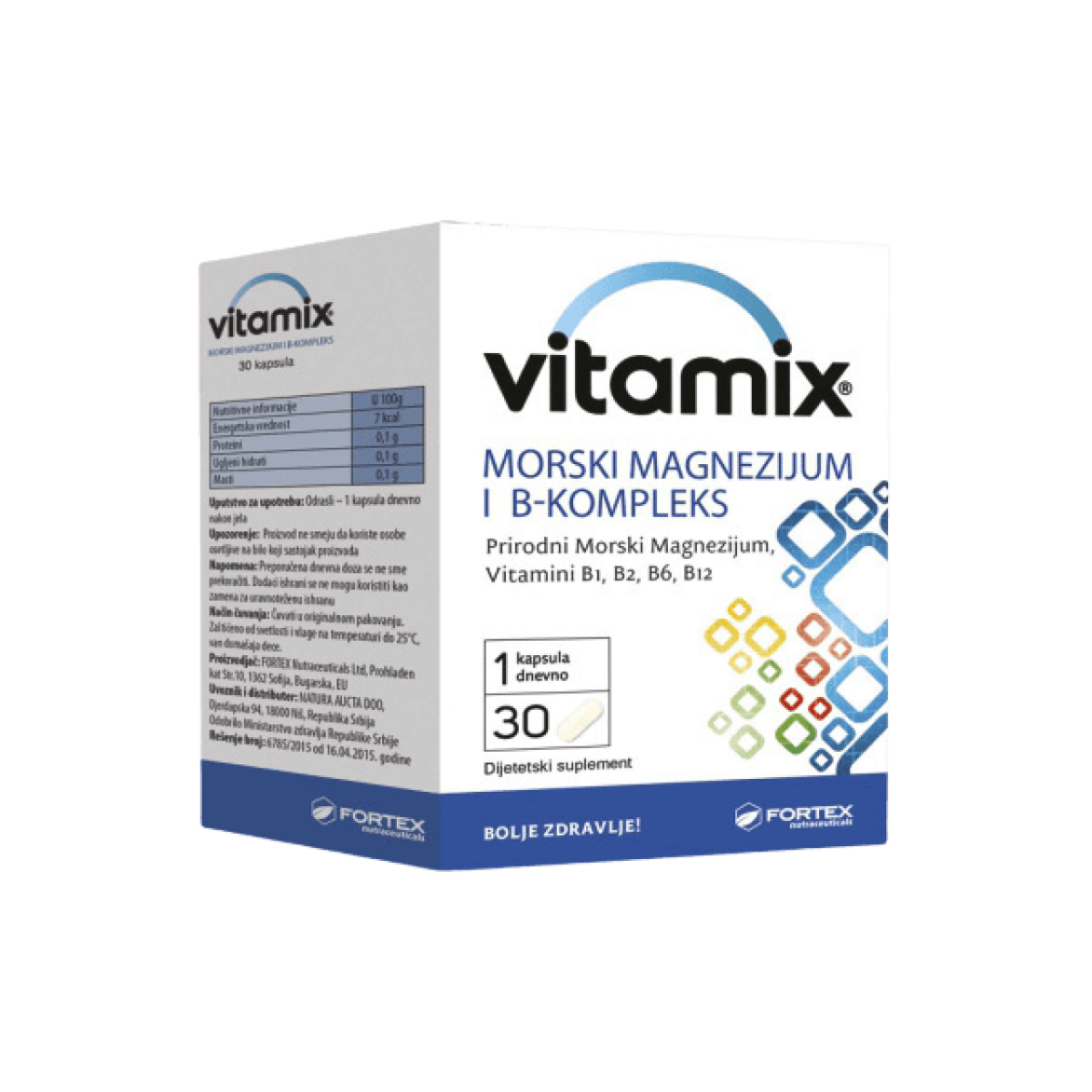 Vitamix morski magnezijum + B-kompleks kapsule a30