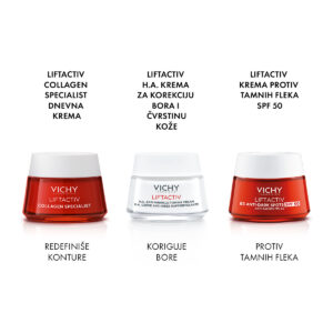 VICHY LIFTACTIV SUPREME Intenzivna dnevna nega za korekciju bora i čvrstine kože uz SPF30 i hijaluronsku kiselinu, 50 ml