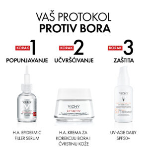 VICHY LIFTACTIV SUPREME Intenzivna dnevna nega za korekciju bora i čvrstine kože uz SPF30 i hijaluronsku kiselinu, 50 ml
