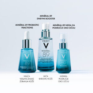 VICHY MINÉRAL 89 EYES Snažnija i punija koža oko očiju sa hijaluronskom kiselinom, 15 ml