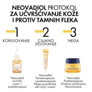 VICHY NEOVADIOL Noćna nega za gustinu i punoću kože u menopauzi s LHA kiselinom, 50 ml